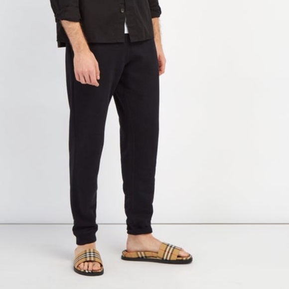 BUBERRY Men’s check canvas slides - Picture 6 of 8